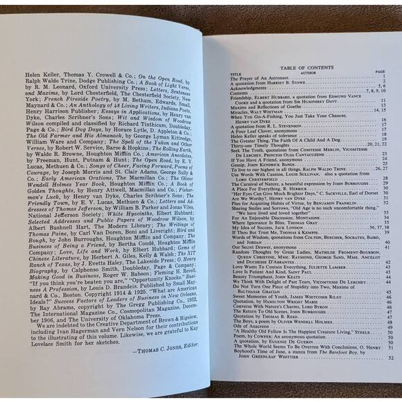 Vintage 1963 Words of Inspiration Writings From the Past to Brighten the Present - Picture 6 of 15